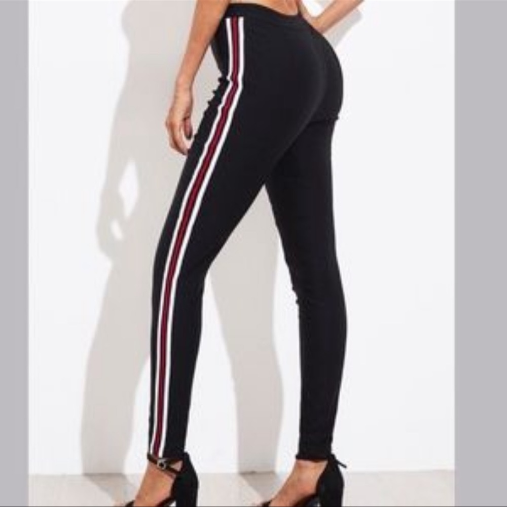 Calzedonia Red Stripe Leggings!